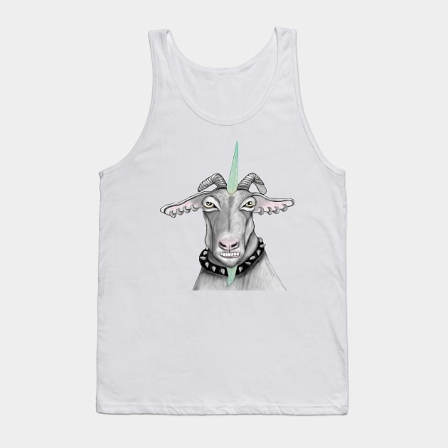 Punk goat Tank Top by msmart